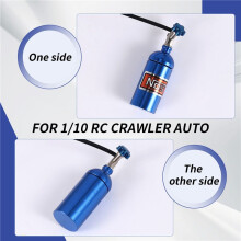 Metal Simulated NOS Nitrogen Bottle for 1/10 RC Crawler Car Bronco RC4WD D90 D110 TRX4 Axial Scx10 90046,