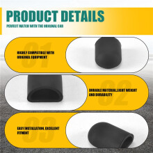 2Pcs Foot Support Cover Silicone Sleeve for Es2 Es4 Millet M365 / M365 Pro Electric Scooter,Black