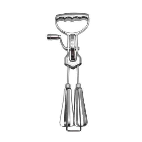 Hand Crank Egg Beaters,Handheld Double  Stainless Steel Rotary Hand Whip Whisk