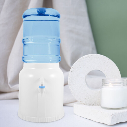White Mini Water Dispenser Plastic 2.5L for Desk