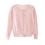 Girls Knit Cardigan Solid Color Long Sleeve Lace Heart 2