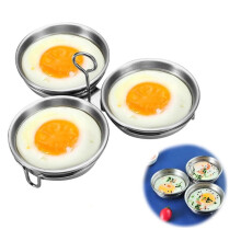 304 Stainless Steel Egg Poacher 3-Cup