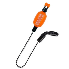 1PCS Carp Fishing Swinger Bite Alarms Clear Plastic with -Safe Clips Carp Fishing Accessories Orange
