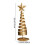 Gold Spiral Christmas Tree Decor with Star Topper 8