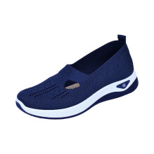 Willtoo Women's Orthopedic Slip-On Sneakers Dark Blue Size