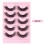 False Eyelashes Thick Realistic Curly Style 5 Pairs 1