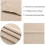 Blackout Curtains Beige 2 Panels 38x54 Inch 4