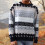 Women's Knitted Pullover Sweater Geometric Print Round Neck 5