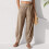Women's Casual Cropped Pants Khaki XL 2