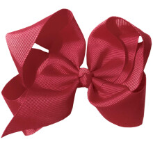 Hair Clips Boutique Hair Bows Alligator Clip Pink 6 Inch