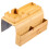 Bamboo Couch Cup Holder with Side Pocket and Non-Slip Tray 1