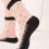 Women's Spring Summer Transparent Solid Color Floral Socks 4