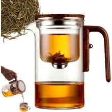 Senomi Glass Tea Infuser Pot with Magnetic Filter and