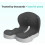 Roadspine L-Shaped Lumbar Cushion Ergonomic Memory Foam 1 7