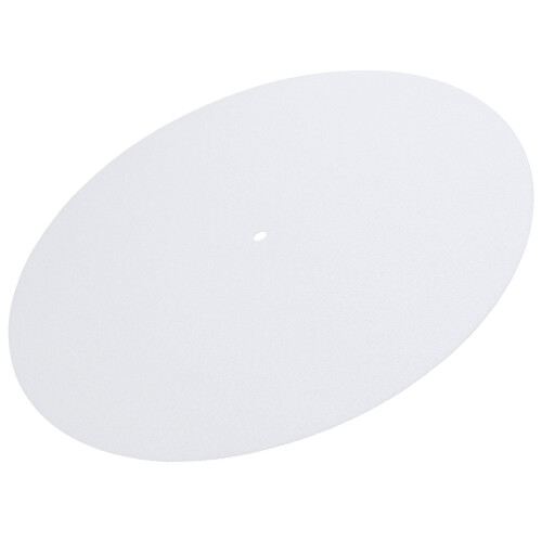 Turntable Platter Wool Mat White Anti-Static Pad