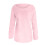 Women's Fluffy Fuzzy Sweater Solid Color Long Sleeve Round 3