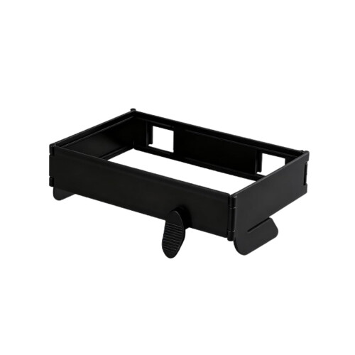 Foldable Trash Bag Holder with Magnetic Closure and Cabinet