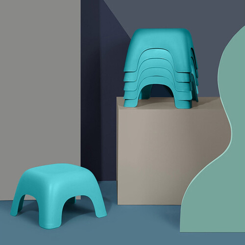 Toilet Stool Low Step Non-slip Base for Adults