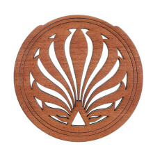 Wood Soundhole Cover for 40/41 Inch Acoustic Guitar
