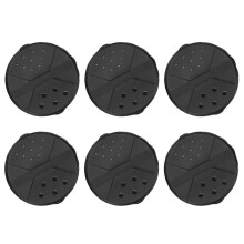 6 Pièce Couvercles de Saupoudrage D'Épices Uniquement pour Pots de Yaourt pour Oui (Pot de 5 Oz), Couvercles de Saupoudrage Ajustables, Lavables au