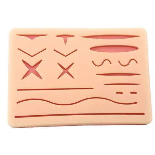 Suture Practice Pads 3 Layer Suture Pad with Wounds for Practicing Suturing - Veterinarian Students and Nurses