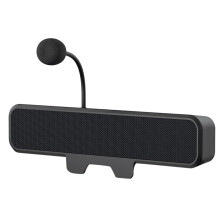 Altavoz Portátil MZ-631M con Clip de 10W, Sonido Externo con Graves Estéreo, Alimentado por USB