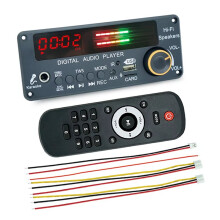 DC12V MP3 WMA WAV Decoder Bord 5.3 Handsfree Auto Audio Microfoon USB TF FM DIY Muziekspeler voor Versterker