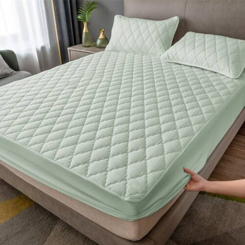 Waterproof Bed Sheet Polyester 90x200cm Non-Slip Fitted