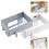 Foldable Trash Bag Holder Wall Mounted Magnetic Cabinet Rack 1