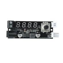 DC12V 3A Digital Fan Speed Controller Voltage Adjustable Temperature RPM Display for Cooling Fan Governor Module