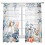 Sheer Curtains White Coastal Starfish Shell Corals Light 1