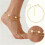 Gold Ankle Bracelets for Women Waterproof Cuban Link Stack 1