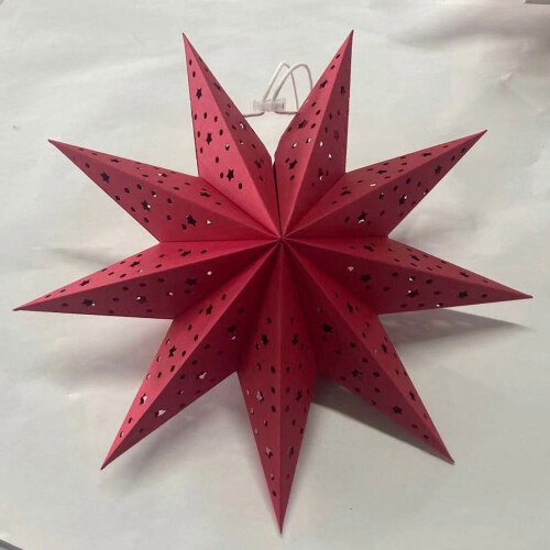 Star Light Lampshade 9-Pointed Star Suspension Shade