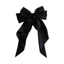 Women's Chiffon Hairpin with Bow and Spring Clip 21x40 cm