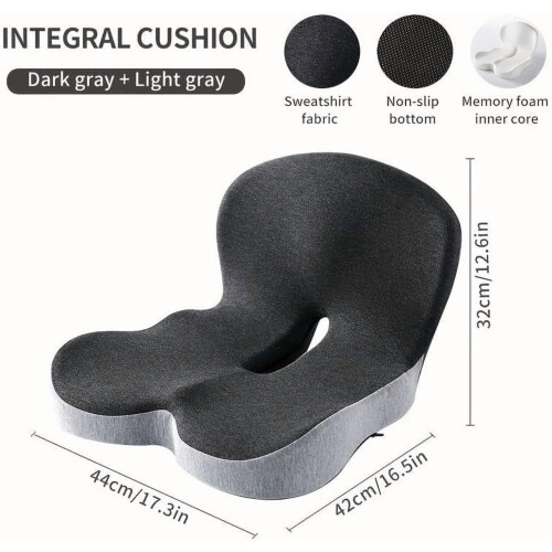 Roadspine L-Shaped Lumbar Cushion Ergonomic Memory Foam 1 1