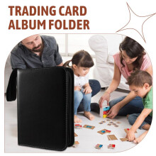 Top Loaders Binder,4 Pocket Double Sided Top Loaders Binder, Card Binder Abulm for Game/Football/Baseball Card