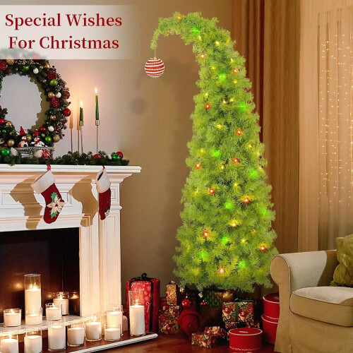 Artificial Christmas Tree 6FT with Skirt Stand and