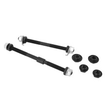 1 Pair Bicycle Wheel Hub Axle Front Rear Steel Solid Spindle Shaft Vintage BMX for MTB Road Skewer 150mm 180mm