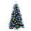 4FT Pre-Lit Christmas Tree RGB Fiber Optic Lights Foldable 1