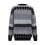 Women's Knitted Pullover Sweater Geometric Print Round Neck 8