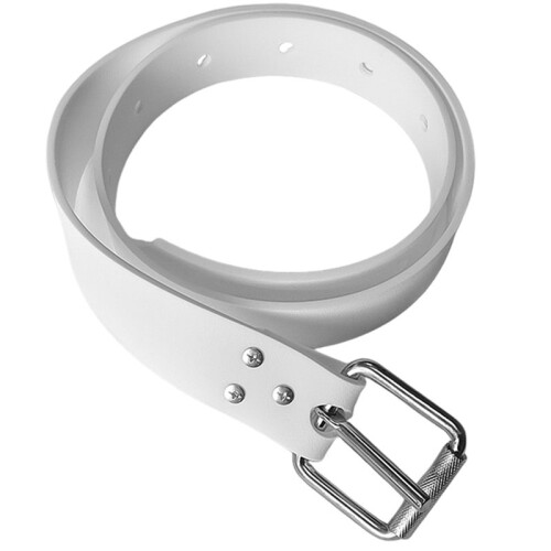 Adjustable Freediving Weight Belt for Comfortable Fit and Secure Use for Divers White