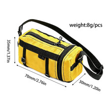 1/18 RC Crawler Simulation Travel Bag, RC Car Roof Decorative Luggage Accessory Yellow