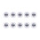 10pcs LED Coaster Light  Coasters LED Bottle Lights LED Sticker Coaster Discs Light  for Flash Light  Cup 1