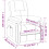 VidaXL vidaXL Massagesessel Weinrot Stoff 11