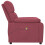 VidaXL vidaXL Massagesessel Weinrot Stoff 4