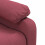 VidaXL vidaXL Massagesessel Weinrot Stoff 8
