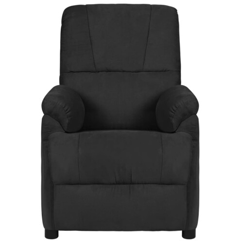 VidaXL vidaXL Massagesessel Schwarz Mikrofasergewebe 1