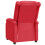 VidaXL vidaXL Massagesessel Rot Kunstleder 5