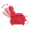 VidaXL vidaXL Massagesessel Rot Kunstleder 6