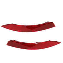 1 Paar Achterbumper Reflectorlicht Waarschuwingslamp voor A6 2011-2014 EU Versie Achteruitrijmistlamp Reflector